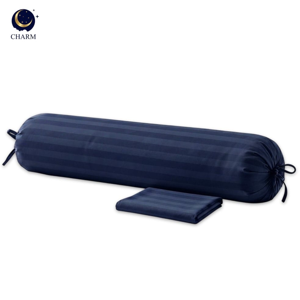 ปลอกหมอนข้าง CHARM AEROSOFT™ สีกรมท่าลายริ้ว_0